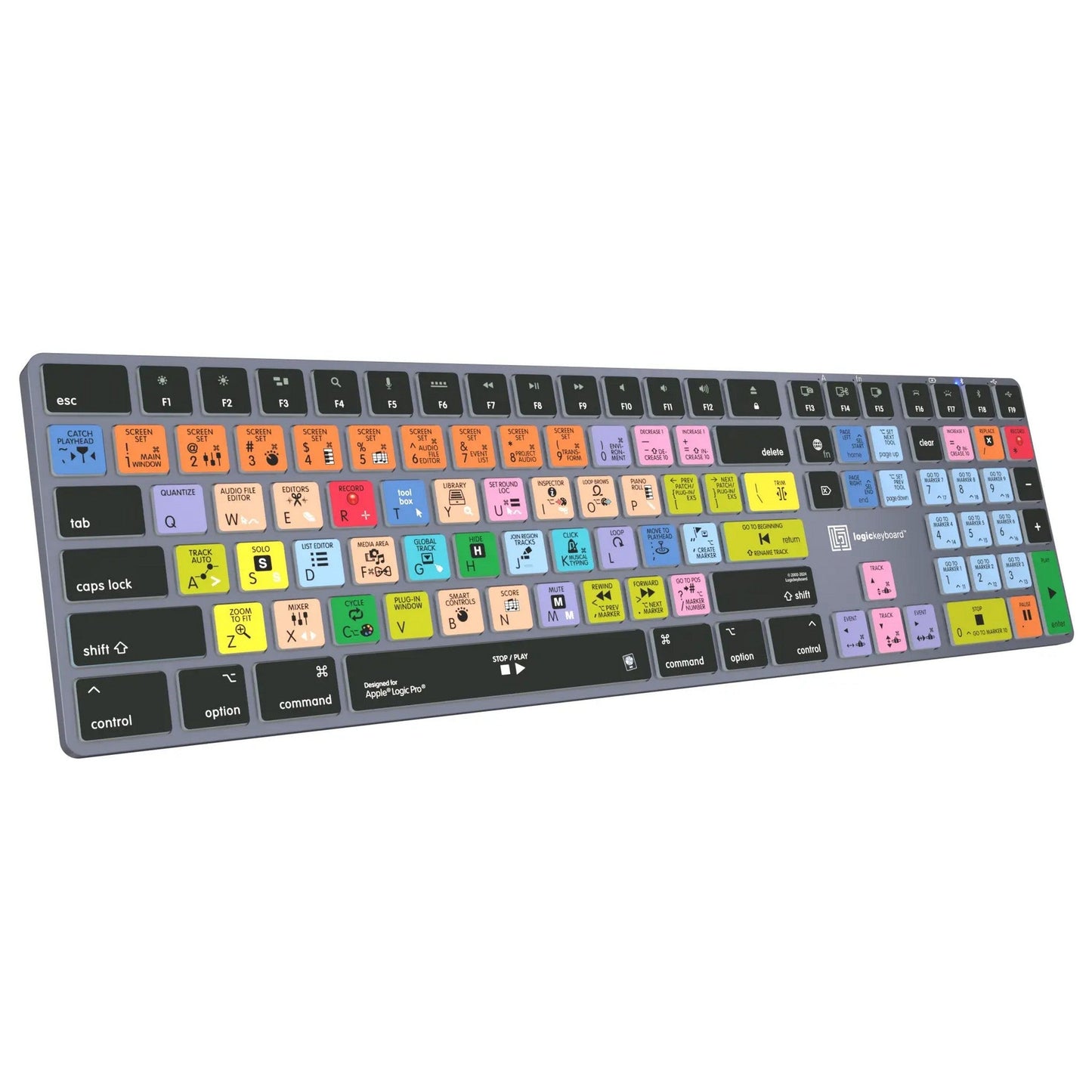  Logickeyboard Apple Logic Pro X2 Titan For Mac US, English(Logickeyboard Apple Logic Pro X2 Titan For Mac Us English)