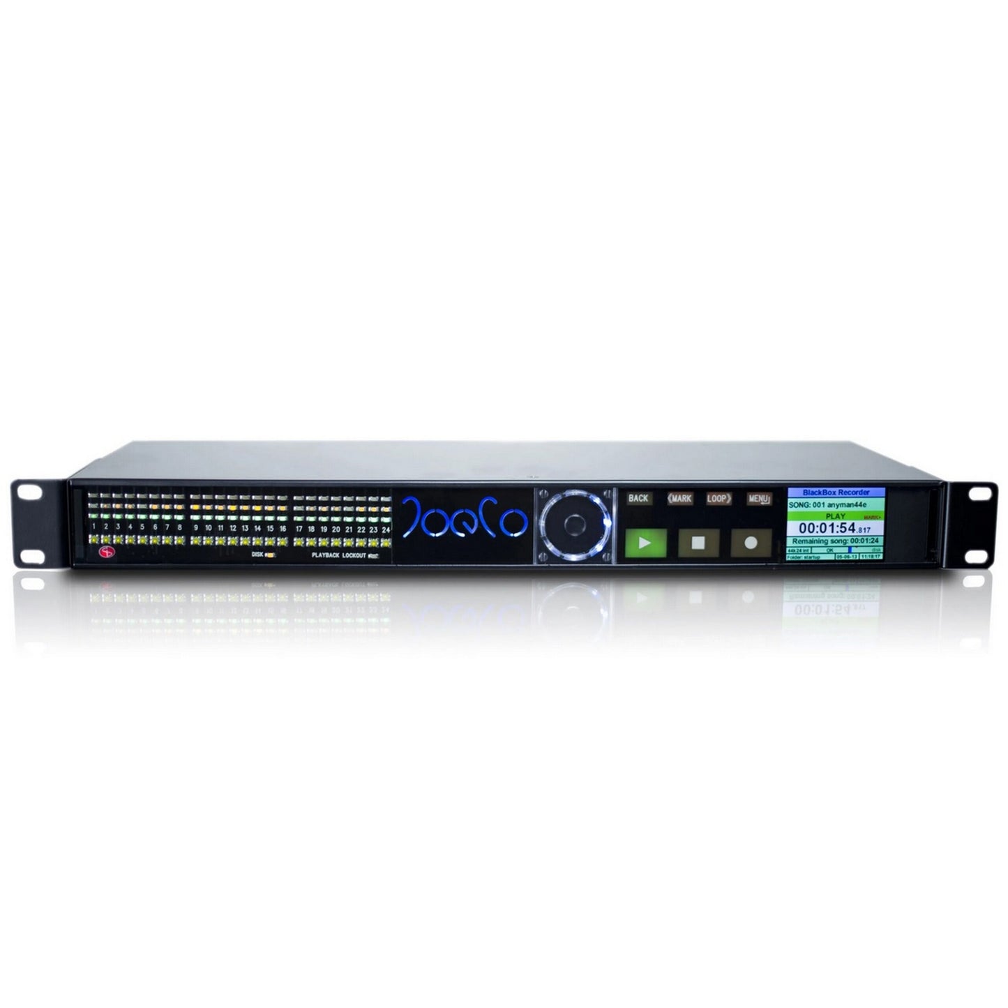  JoeCo BBR1-D BlackBox Multi-Track Rackmount Recorder With AES/EBU Digital I/O(Joeco Bbr1 D Blackbox Multi Track Rackmount Recorder With Aes Ebu Digital I O)