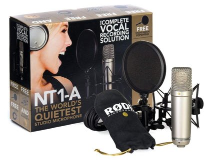  RODE NT1-A Cardioid Condenser Microphone(Rode Nt1 A Cardioid Condenser Microphone)