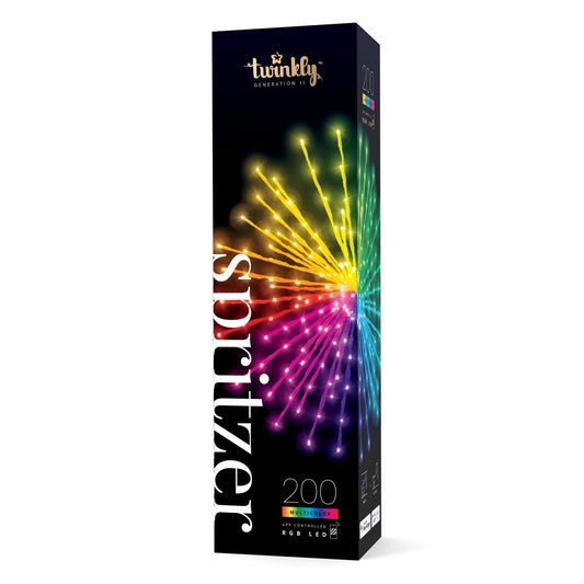  Twinkly Spritzer 200L 4.3mm Matt Flat RGB Lens Light(Twinkly Twb200stp Wus Spritzer 200l 4 3mm Matt Flat Rgb Lens Light)