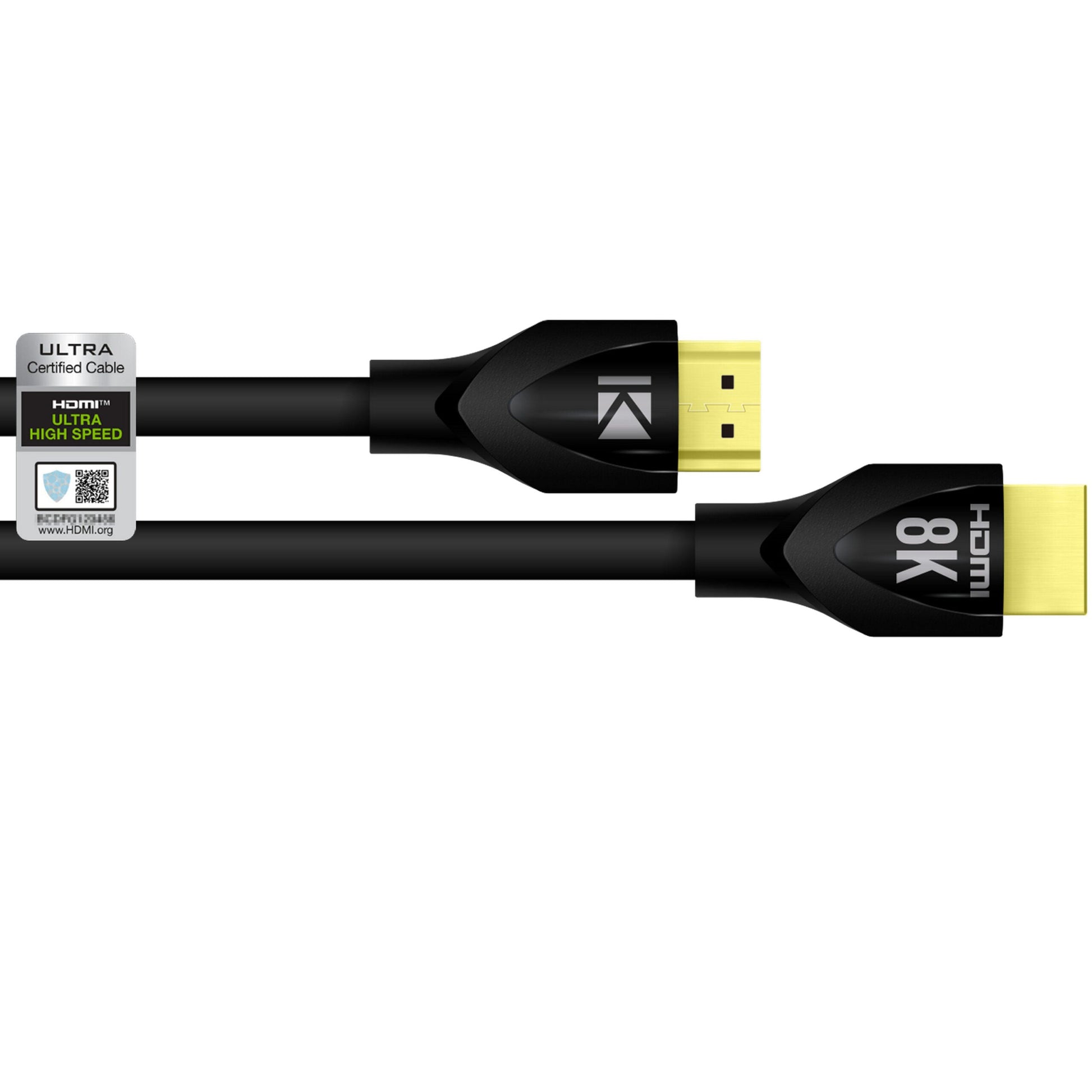  Key Digital KD-Pro8K6BX 8K/48G Ultra High Speed HDMI Cable, 6 Feet(Key Digital Kd Pro8k6bx 8k 48g Ultra High Speed Hdmi Cable 6 Feet)