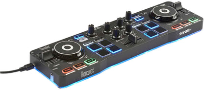  Hercules DJControl Starlight DJ Compact Controller With Built-in Sound Card For Serato(Hercules Djcontrol Starlight Dj Compact Controller With Built In Sound Card For Serato)