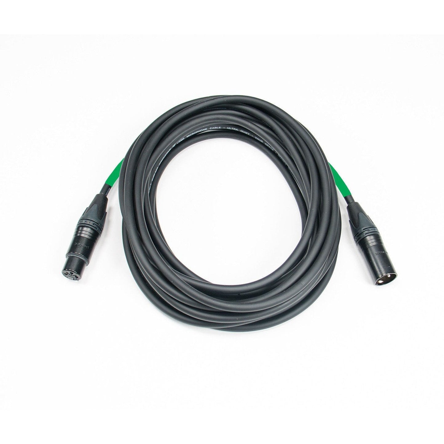  AVLGear Elite Core CSM2-NN-25 25ft Custom Labeled Neutrik Female XLR Cable Green/Black(Avlgear Elite Core Csm2 Nn 25 25ft Custom Labeled Neutrik Female Xlr Cable Green Black)