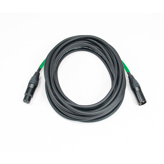  AVLGear Elite Core CSM2-NN-25 25ft Custom Labeled Neutrik Female XLR Cable Green/Black(Avlgear Elite Core Csm2 Nn 25 25ft Custom Labeled Neutrik Female Xlr Cable Green Black)