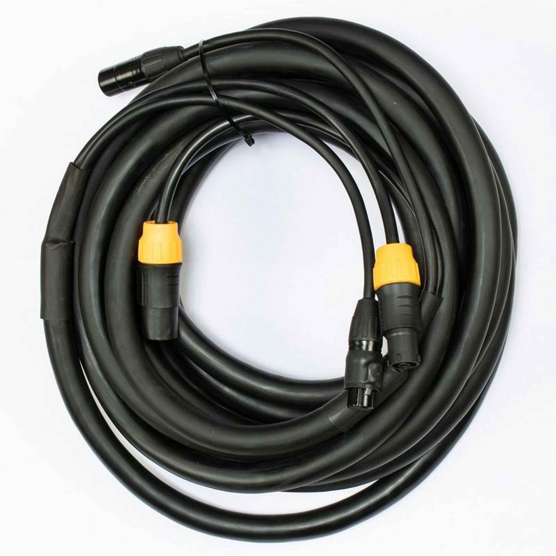  Accu Cable AC5PTRUE25 IP65-Rated 5-Pin DMX Locking Power Link Combo Cable, 25-Feet(Accu Cable Ac5ptrue25 Ip65 Rated 5 Pin Dmx Locking Power Link Combo Cable 25 Feet)