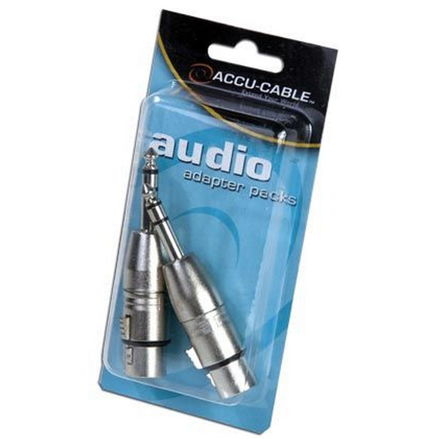  Accu Cable AXLRC3PMQF Female 3-Pin XLR To Male 1/4-Inch Adapter(Adj Axlrc3pmqf Female 3 Pin Xlr To Male 1 4 Inch Adapter)