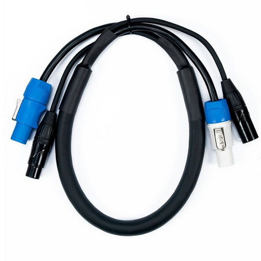  Accu Cable AC3PPCON3 3-Pin XLR DMX Locking Power Link Cable, 3-Feet(Accu Cable Ac3ppcon3 3 Pin Xlr Dmx Locking Power Link Cable 3 Feet)
