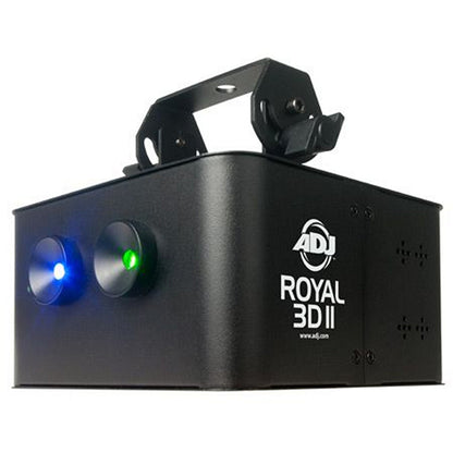  ADJ Royal 3D II Green & Blue DMX Lasers(American Dj Royal 3d Ii Green Blue Dmx Lasers)