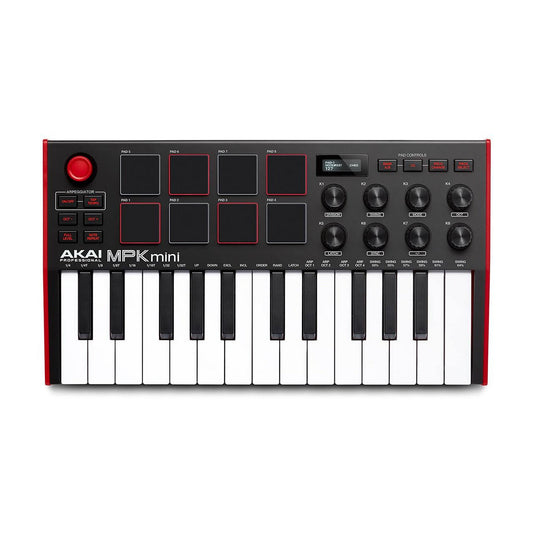  Akai Professional MPK MINI MK3 Portable USB Keyboard, Black(Akai Professional Mpk Mini Mk3 Portable Usb Keyboard Black)