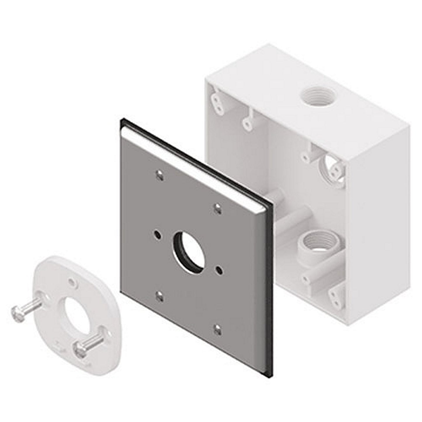  Alarm.com OB102 Dual-Gang Outlet Box Adapter(Alarmcom Ob102 Dual Gang Outlet Box Adapter)