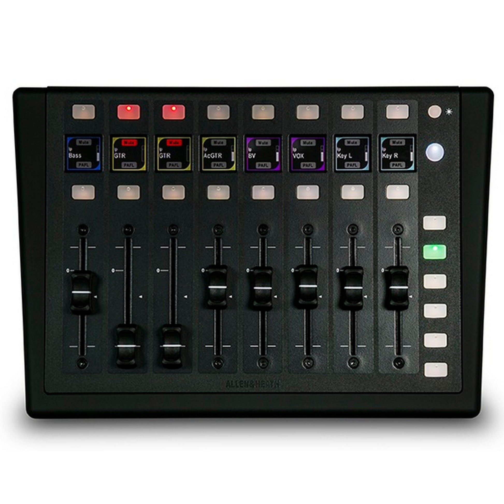  Allen & Heath AH-IP-8 OLED 8 Knob Remote Controller(Allen Heath Ah Ip 8 Oled 8 Knob Remote Controller)