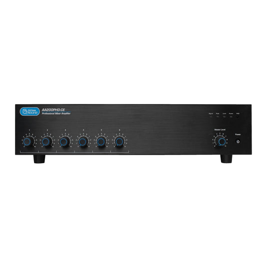  AtlasIED AA200PHD‑CE 200W Mixer Amplifier With PHD Diagnostics(Atlasied Aa200phd Ce 200w Mixer Amplifier With Phd Diagnostics)