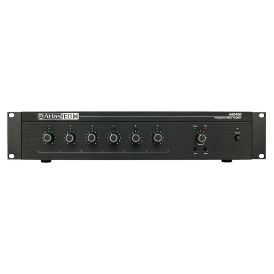  AtlasIED AA240G 240W 6‑Input Mixer Amplifier(Atlasied Aa240g 240w 6 Input Mixer Amplifier)