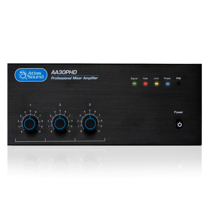  AtlasIED AA30PHD 30W  Mixer Amplifier With Push‑Here Diagnostics(Atlasied Aa30phd 30w Mixer Amplifier With Push Here Diagnostics)