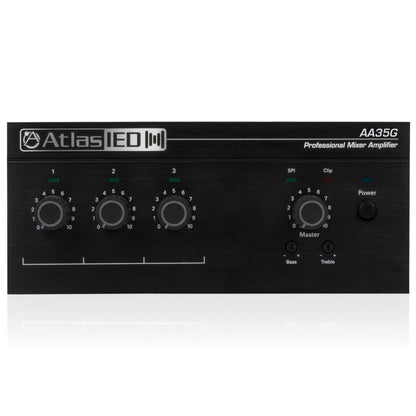  AtlasIED AA35G 3-Input, 35-Watt Mixer Amplifier With Global Power Supply(Atlasied Aa35g 3 Input 35 Watt Mixer Amplifier With Global Power Supply)