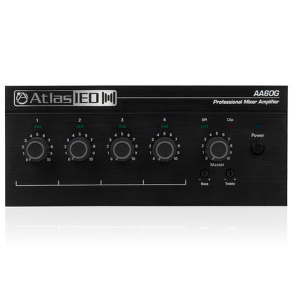 AtlasIED AA60G 60W Mixer Amplifier(Atlasied Aa60g 60w Mixer Amplifier)