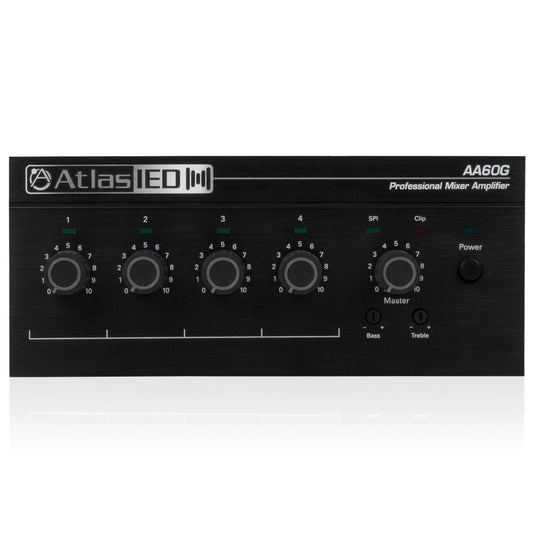  AtlasIED AA60G 60W Mixer Amplifier(Atlasied Aa60g 60w Mixer Amplifier)