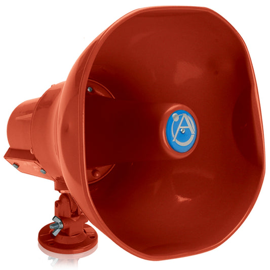  AtlasIED AP-15TUCR Emergency Horn Speaker With 15W 25V/70.7V Transformer And Line Supervision Capability, Red(Atlasied Ap 15tucr Emergency Horn Speaker With 15w 25v 707v Transformer And Line Supervision Capability Red)