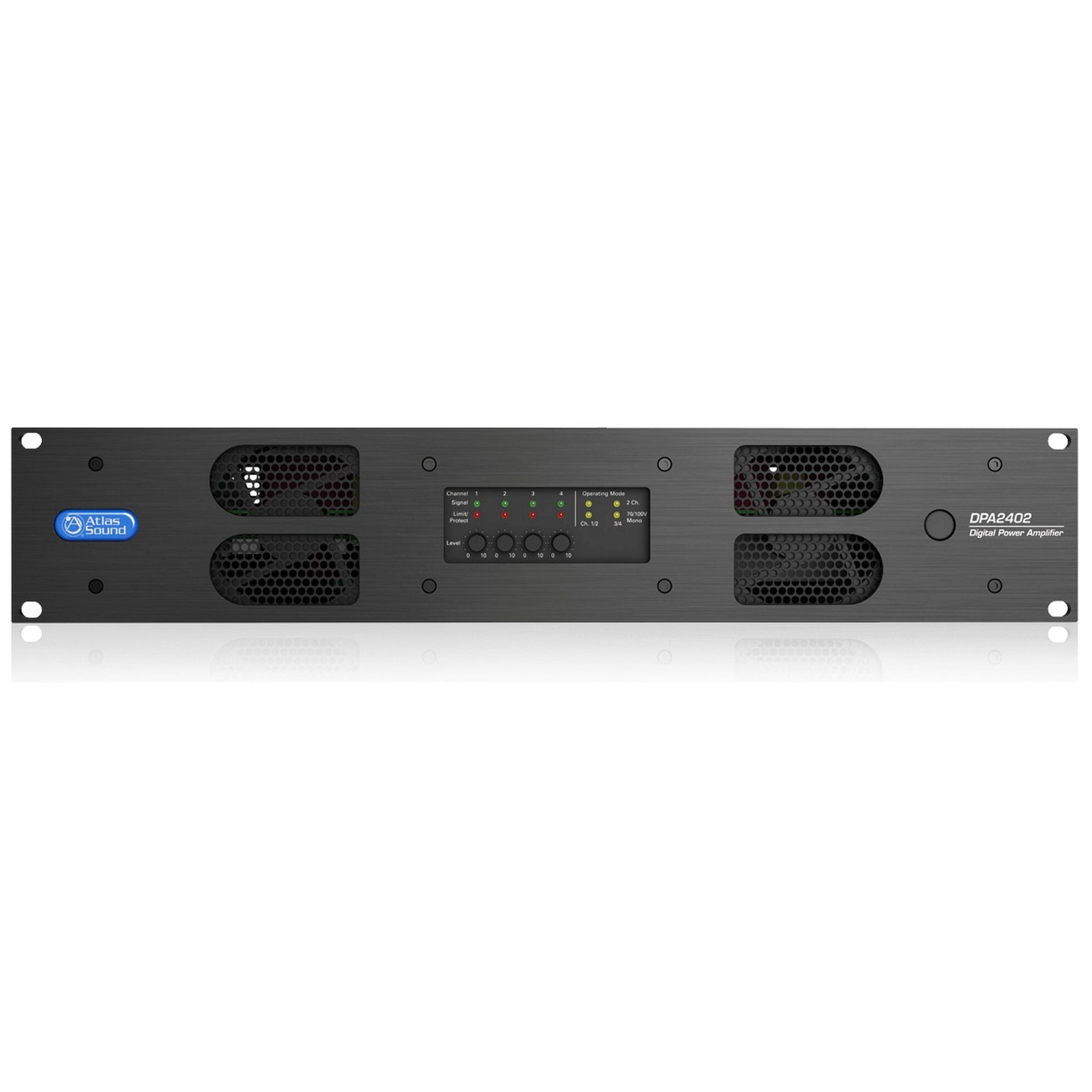  AtlasIED DPA2402 2400W Networkable Multi-Channel Power Amplifier With Optional Dante Network Audio(Atlasied Dpa2402 2400w Networkable Multi Channel Power Amplifier With Optional Dante Network Audio)