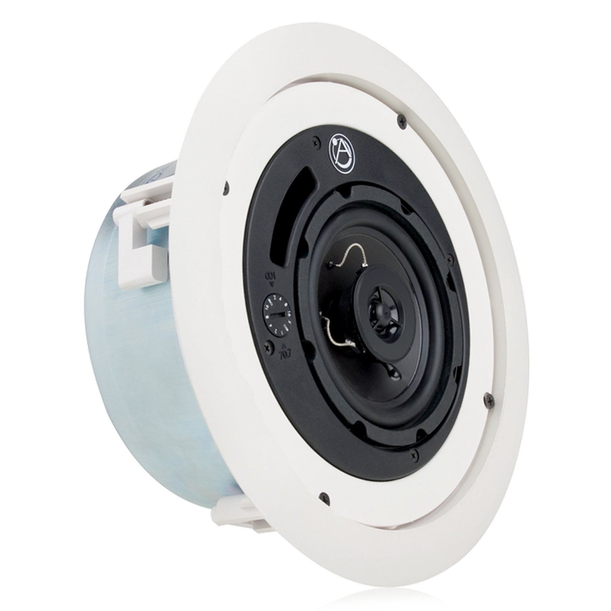  AtlasIED FAP42TC-UL2043 4-Inch Shallow Mount In-Ceiling Speakers, UL2043 Certified, Pair(Atlasied Fap42tc Ul2043 4 Inch Shallow Mount In Ceiling Speakers Ul2043 Certified Pair)