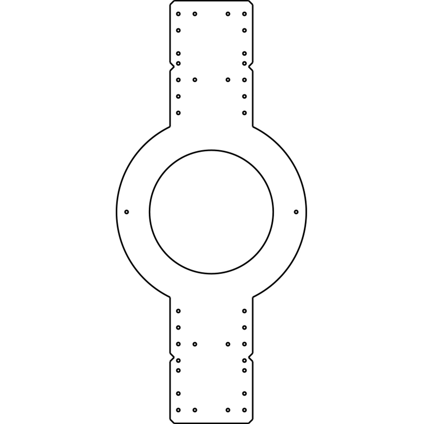  AtlasIED FC‑4MR Mud Ring For 4-Inch Ceiling Speakers(Atlasied Fc 4mr Mud Ring For 4 Inch Ceiling Speakers)