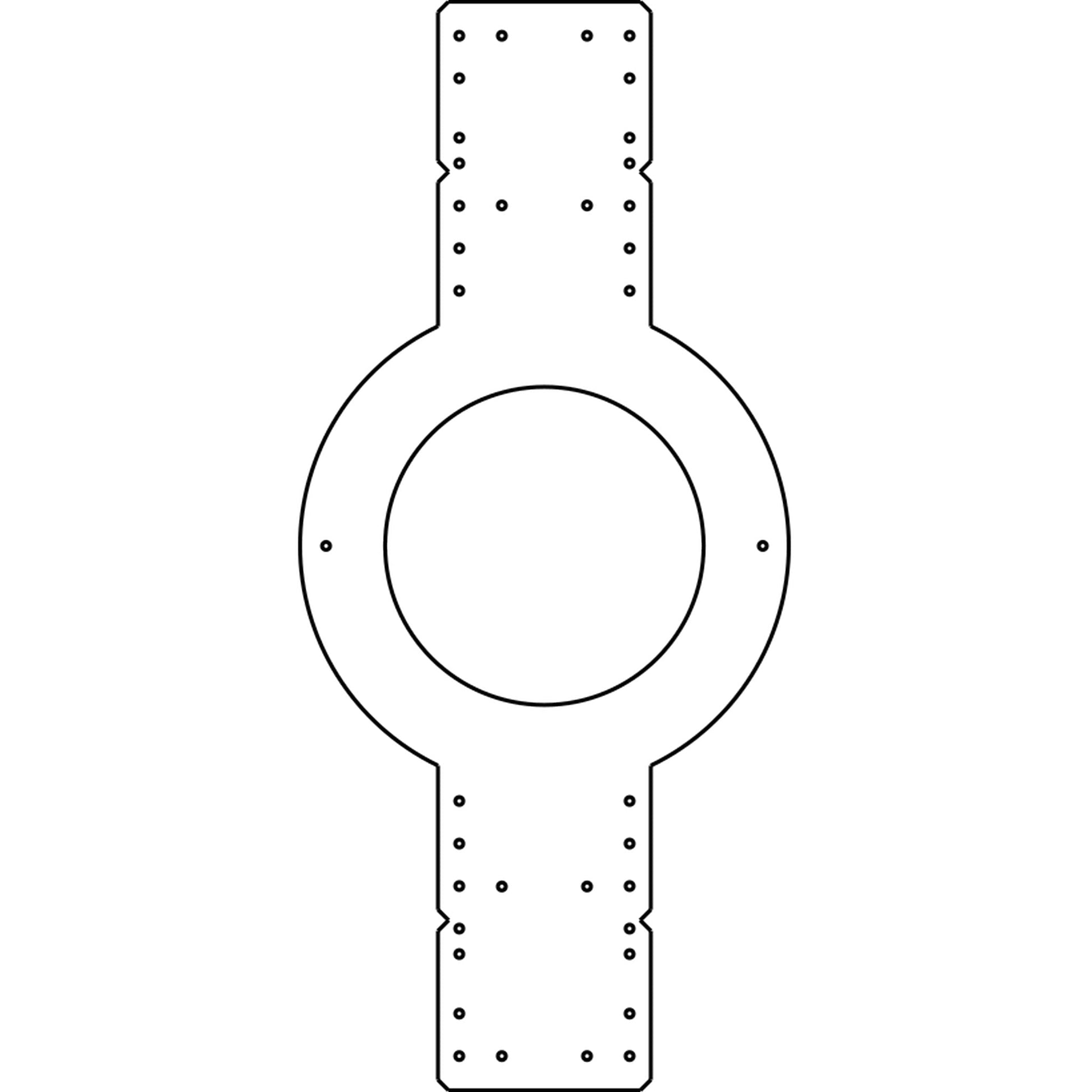  AtlasIED FC‑4MR Mud Ring For 4-Inch Ceiling Speakers(Atlasied Fc 4mr Mud Ring For 4 Inch Ceiling Speakers)