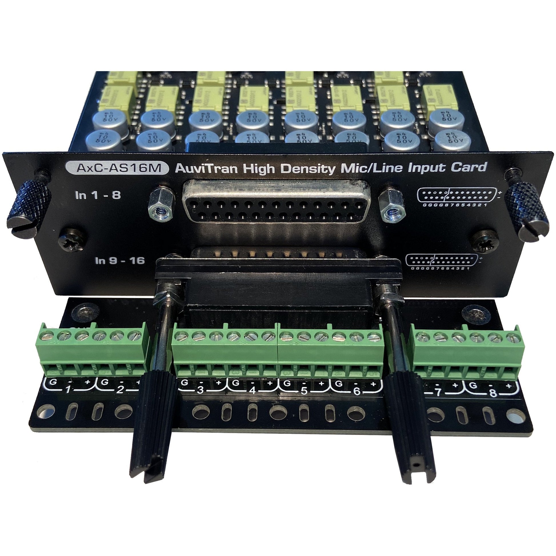  AuviTran AxC-AS16M V2 16-Input High Density Mic/Line Input Card For Audio ToolBox(Auvitran Axc As16m V2 16 Input High Density Mic Line Input Card For Audio Toolbox)
