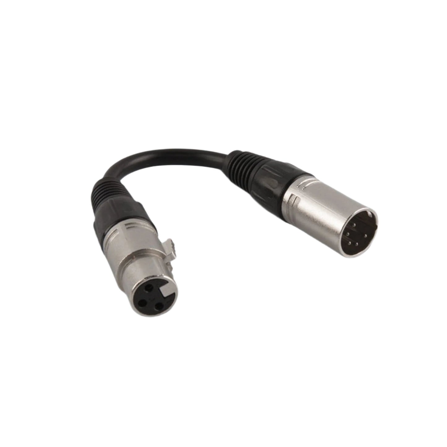  Chauvet DJ DMX3F5M 3-Pin Female To 5-Pin Male XLR Cable, 6-Inch(Chauvet Dj Dmx3f5m 3 Pin Female To 5 Pin Male Xlr Cable 6 Inch)