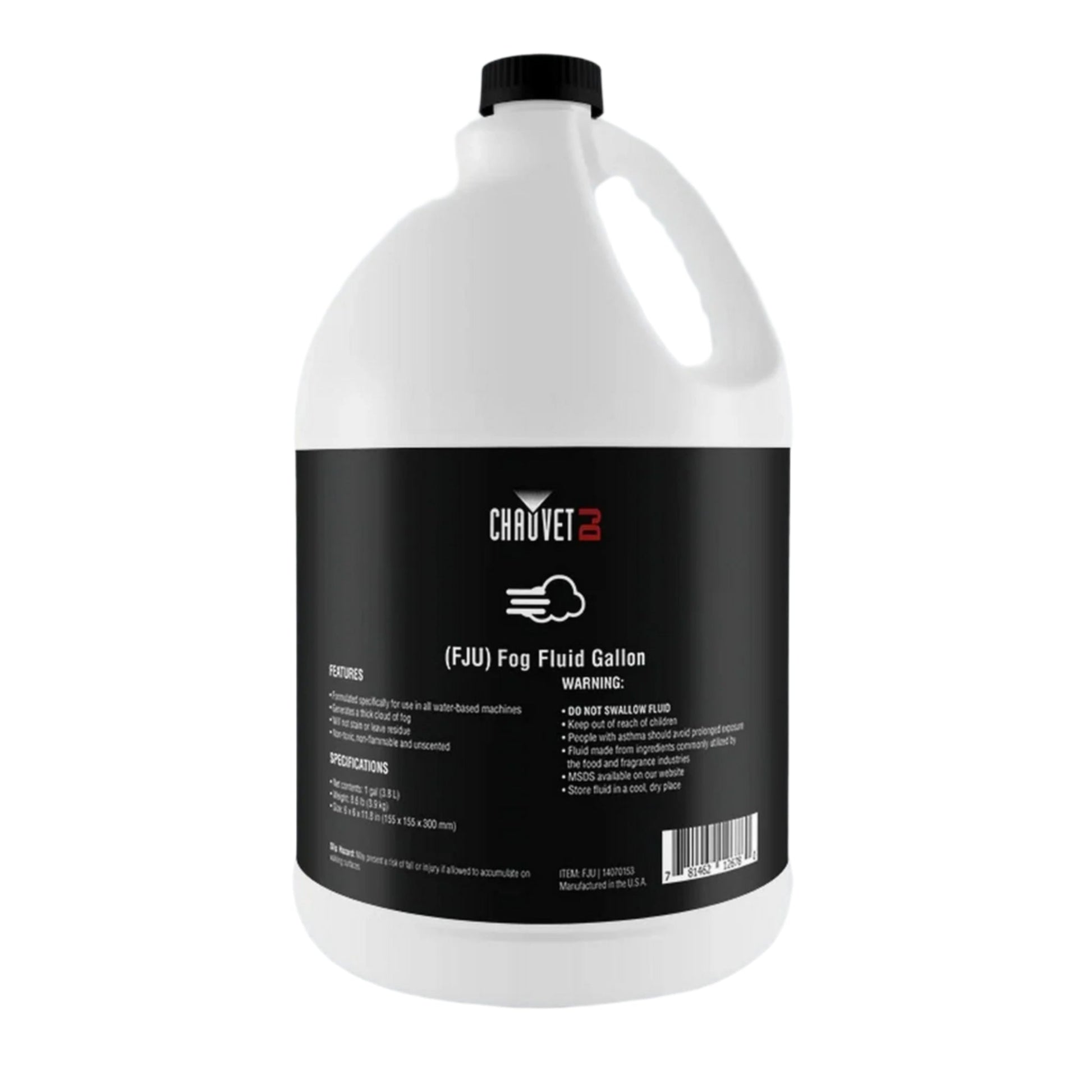  Chauvet DJ FJU High Performance Fog Fluid, 1-Gallon(Chauvet Dj Fju High Performance Fog Fluid 1 Gallon)