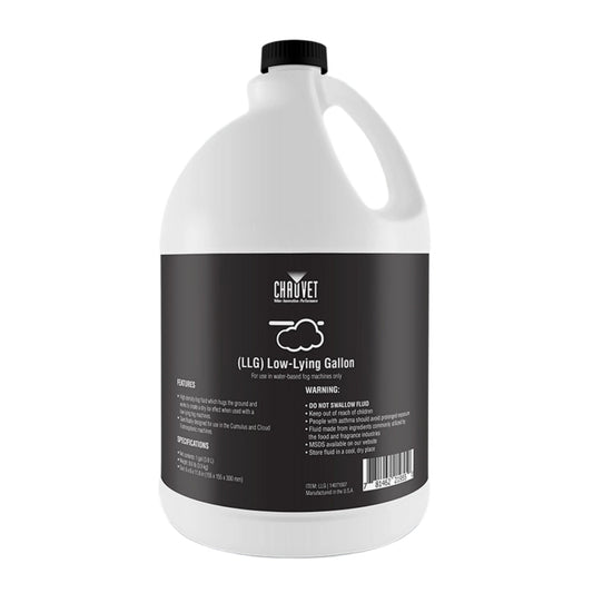  Chauvet DJ LLG Water-Based Low-Lying Fog Fluid, 1-Gallon(Chauvet Dj Llg Water Based Low Lying Fog Fluid 1 Gallon)