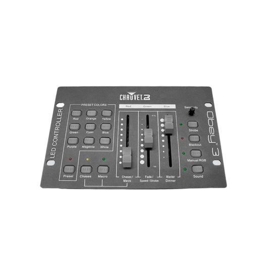  Chauvet DJ Obey 3 Compact 3-Channel RGB DMX Controller(Chauvet Dj Obey 3 Compact 3 Channel Rgb Dmx Controller)