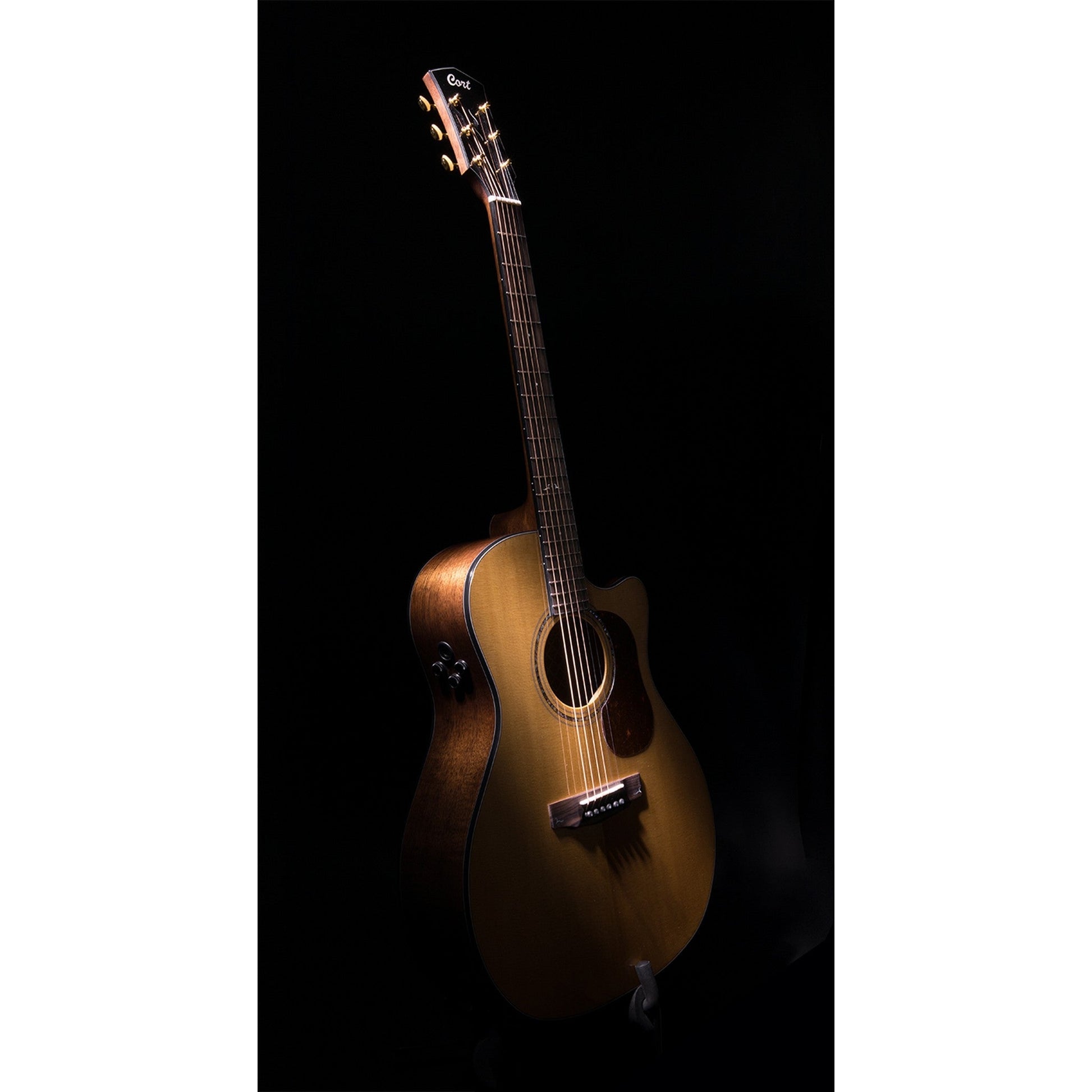  Cort GOLD A6 Acoustic-Electric Guitar, Natural(Cort Gold A6 Acoustic Electric Guitar Natural)