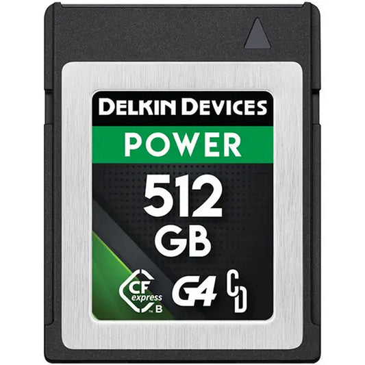  Delkin Devices CFexpresss Power Type B Memory Card, 512GB(Delkin Devices Dcfxbp512g4 Cfexpresss Power Type B Memory Card 512gb)