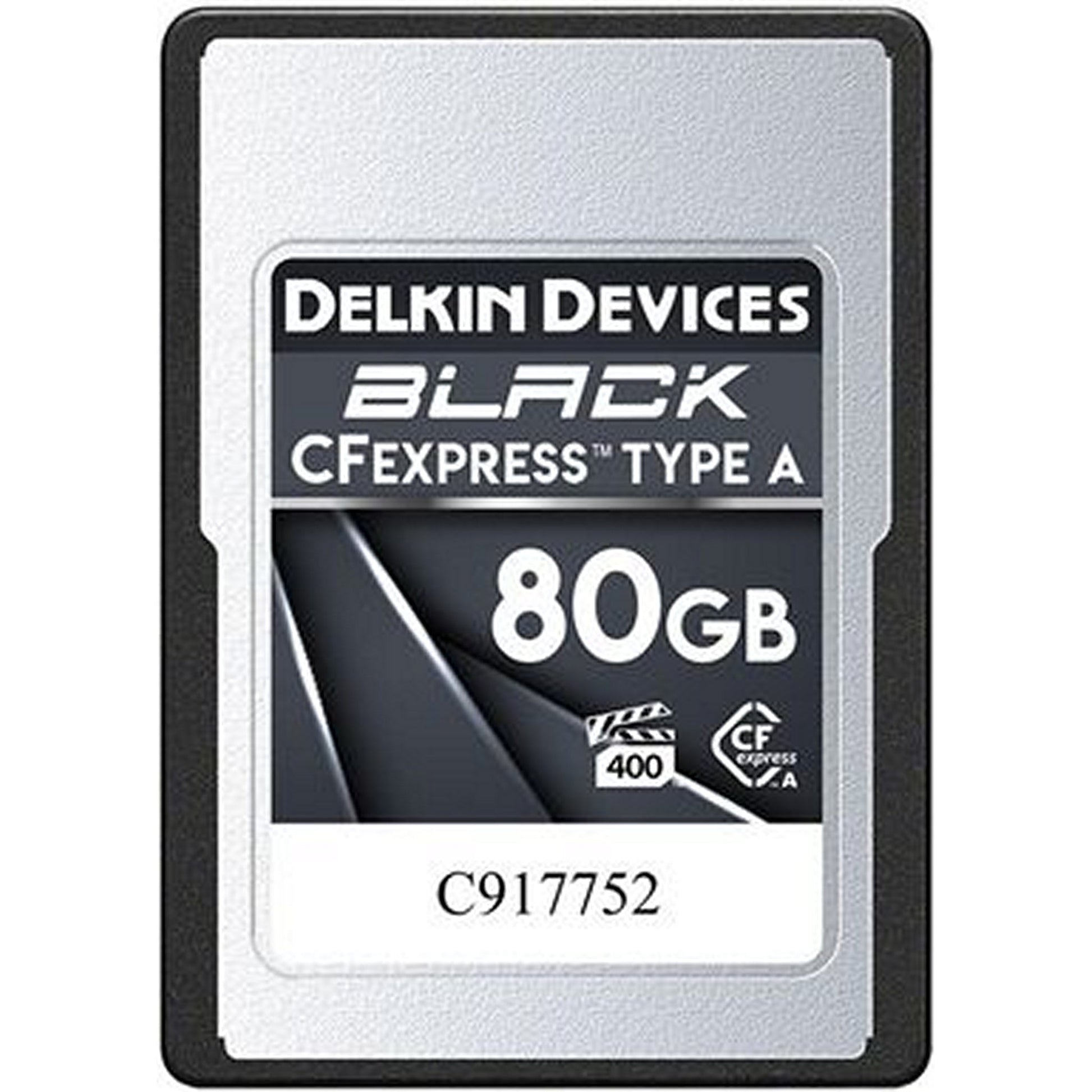  Delkin Devices BLACK CFexpress Type A Memory Card, 80GB(Delkin Devices Black Cfexpress Type A Memory Card 80gb)
