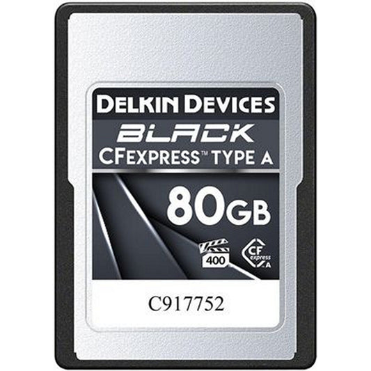  Delkin Devices BLACK CFexpress Type A Memory Card, 80GB(Delkin Devices Black Cfexpress Type A Memory Card 80gb)