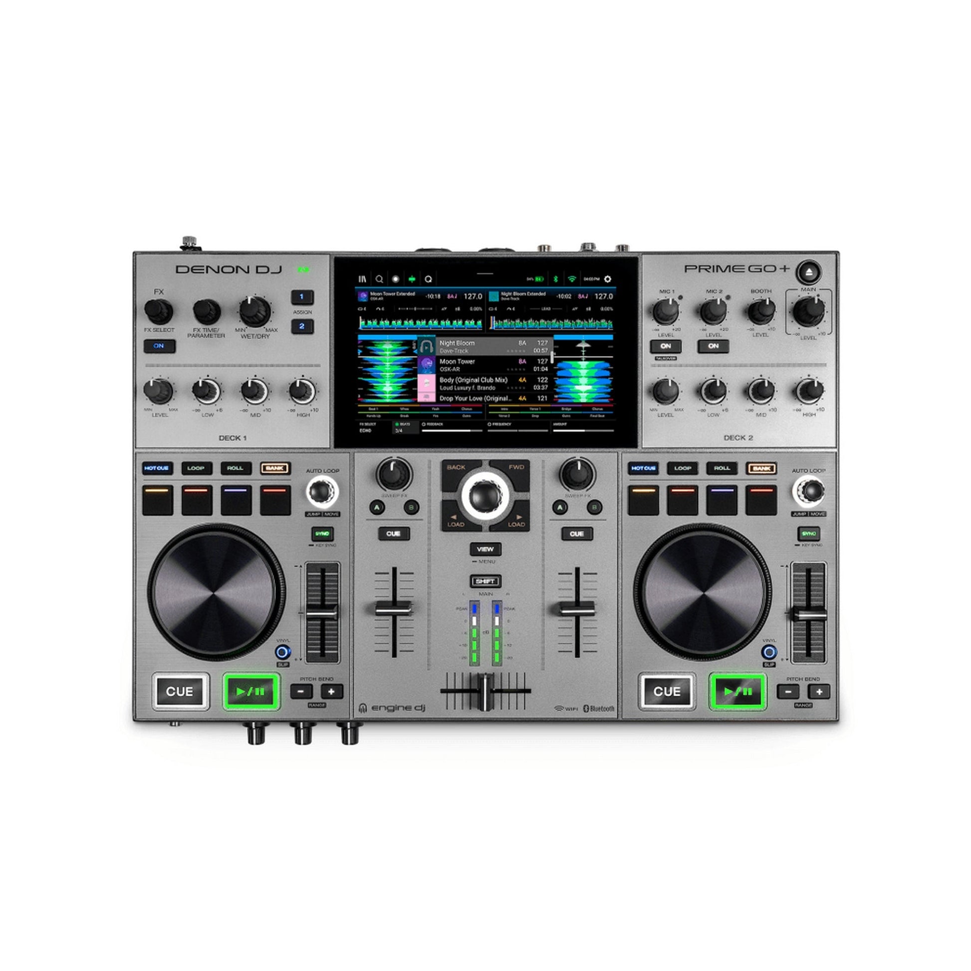 Denon DJ Prime GO+ Portable 2‑Deck Standalone DJ Controller(Denon Dj Prime Go Portable 2 Deck Standalone Dj Controller)