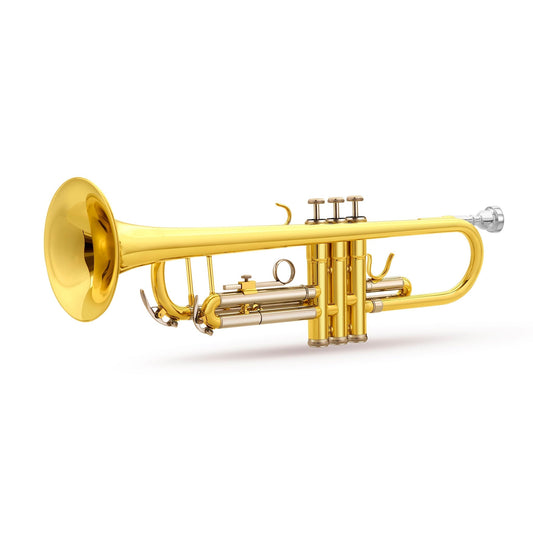  Eldon TR-2130 Bb Trumpet With Red Brass Mouthpiece And Lacquer Finish(Eldon Tr 2130 Bb Trumpet With Red Brass Mouthpiece And Lacquer Finish)