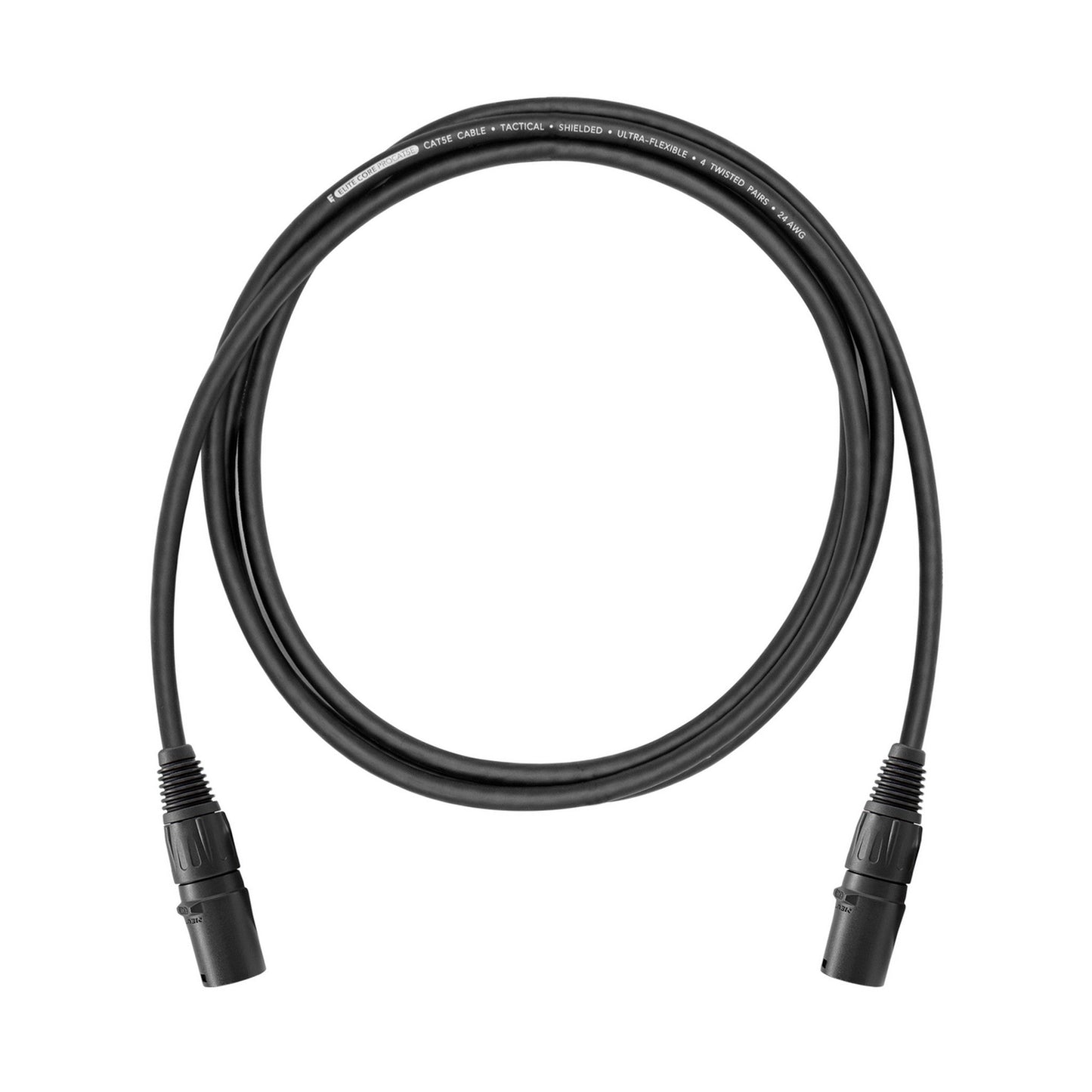  Elite Core PROCAT5E-S-EE-150 Ultra-Flexible Shielded Tactical CAT5e Cable, 150-Feet(Elite Core Procat5e S Ee 150 Ultra Flexible Shielded Tactical Cat5e Cable 150 Feet)