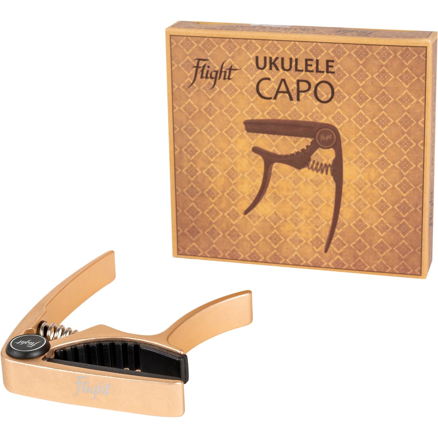  Flight FC-GD Gold Ukulele Capo(Flight Fc Gd Gold Ukulele Capo)