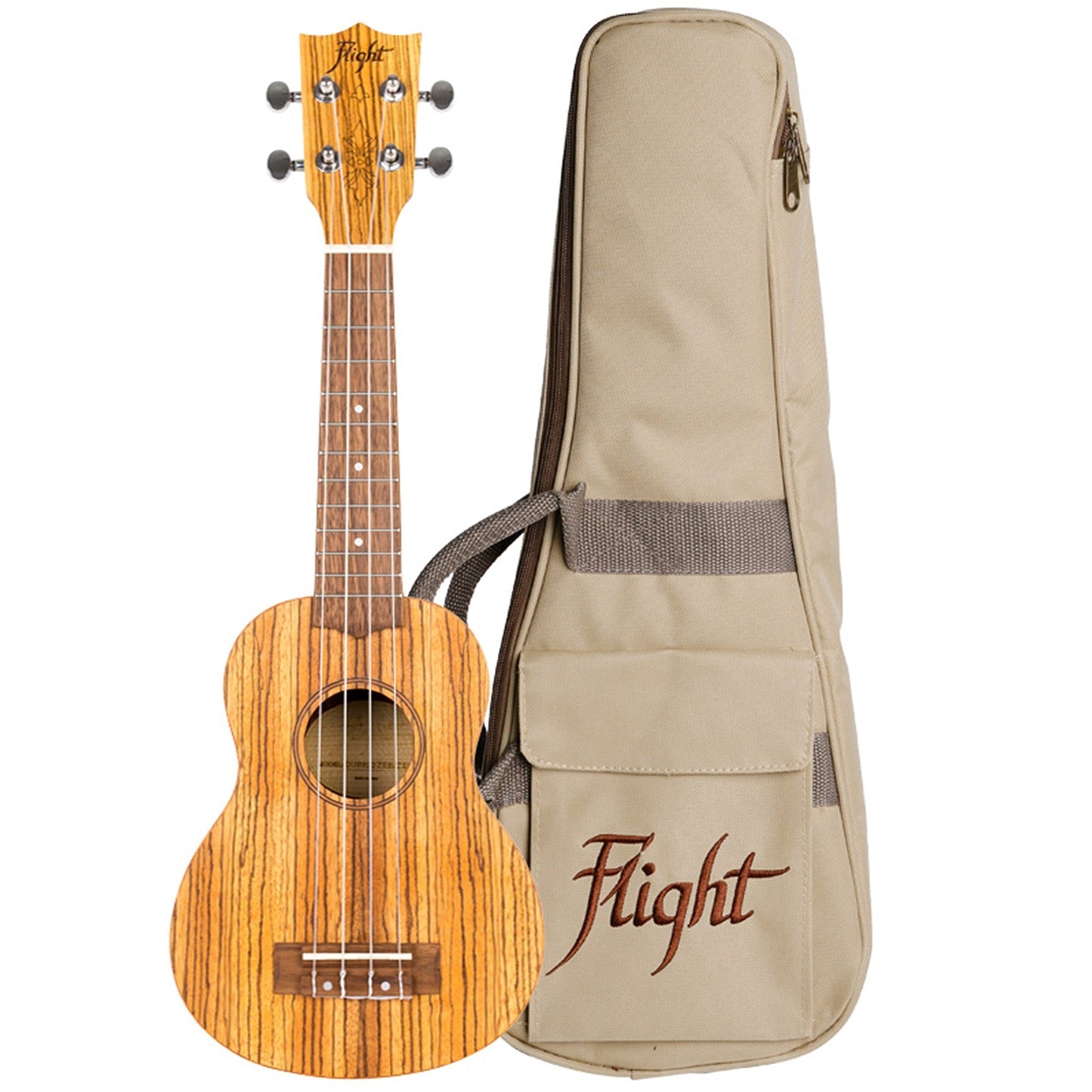  Flight DUS322 Zebzeb Soprano Ukulele(Flight Dus322 Zebzeb Soprano Ukulele)