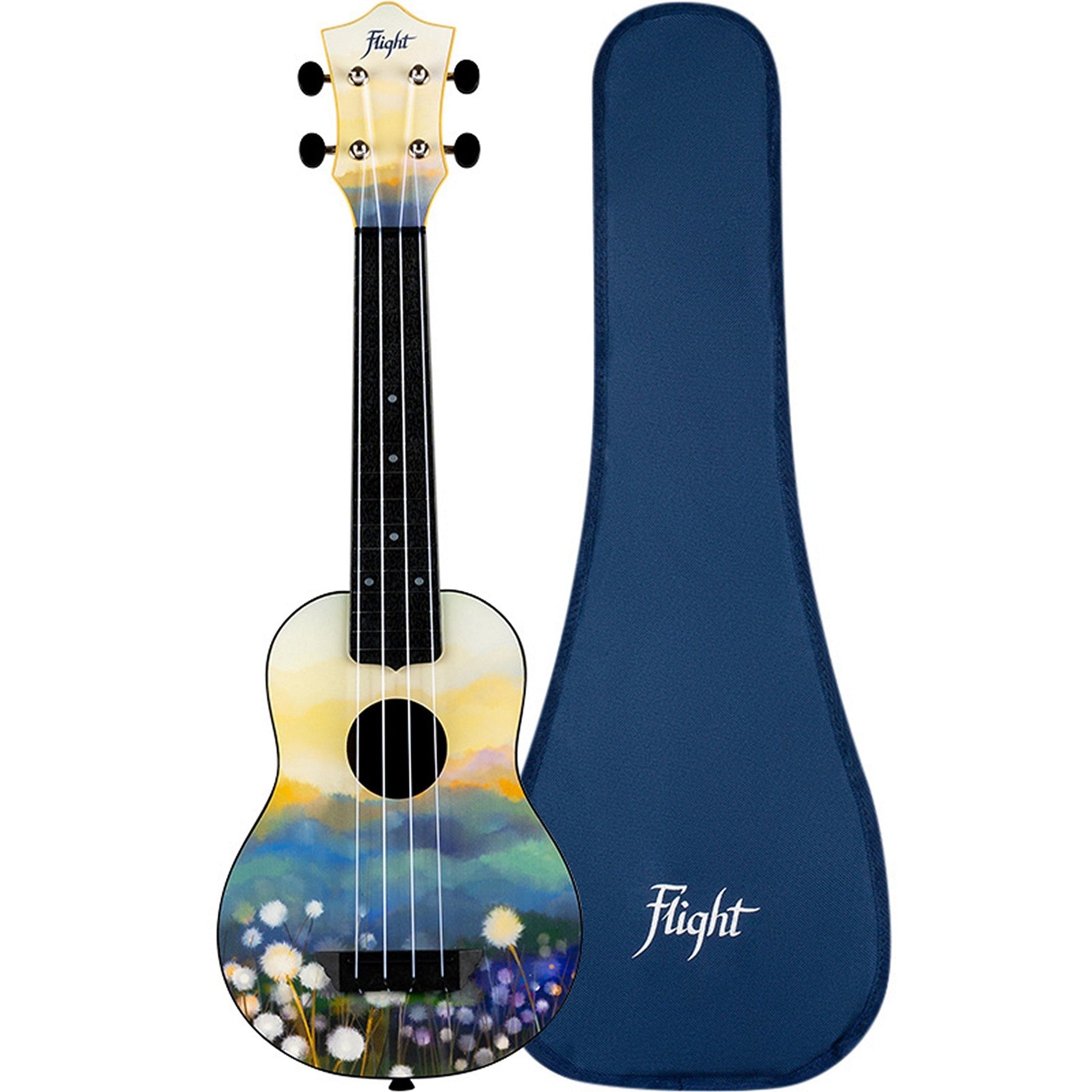  Flight TUS40 Dandelions Soprano Travel Ukulele(Flight Tus40 Dandelions Soprano Travel Ukulele)
