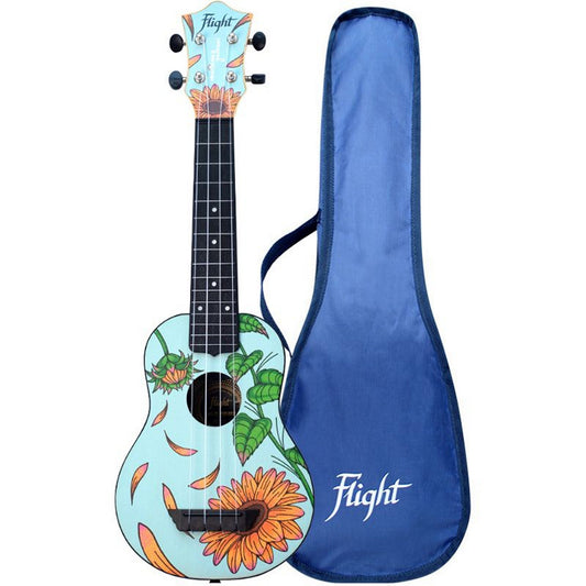  Flight TUS Sunflower Signature Travel Soprano Ukulele(Flight Tus Sunflower Signature Travel Soprano Ukulele)