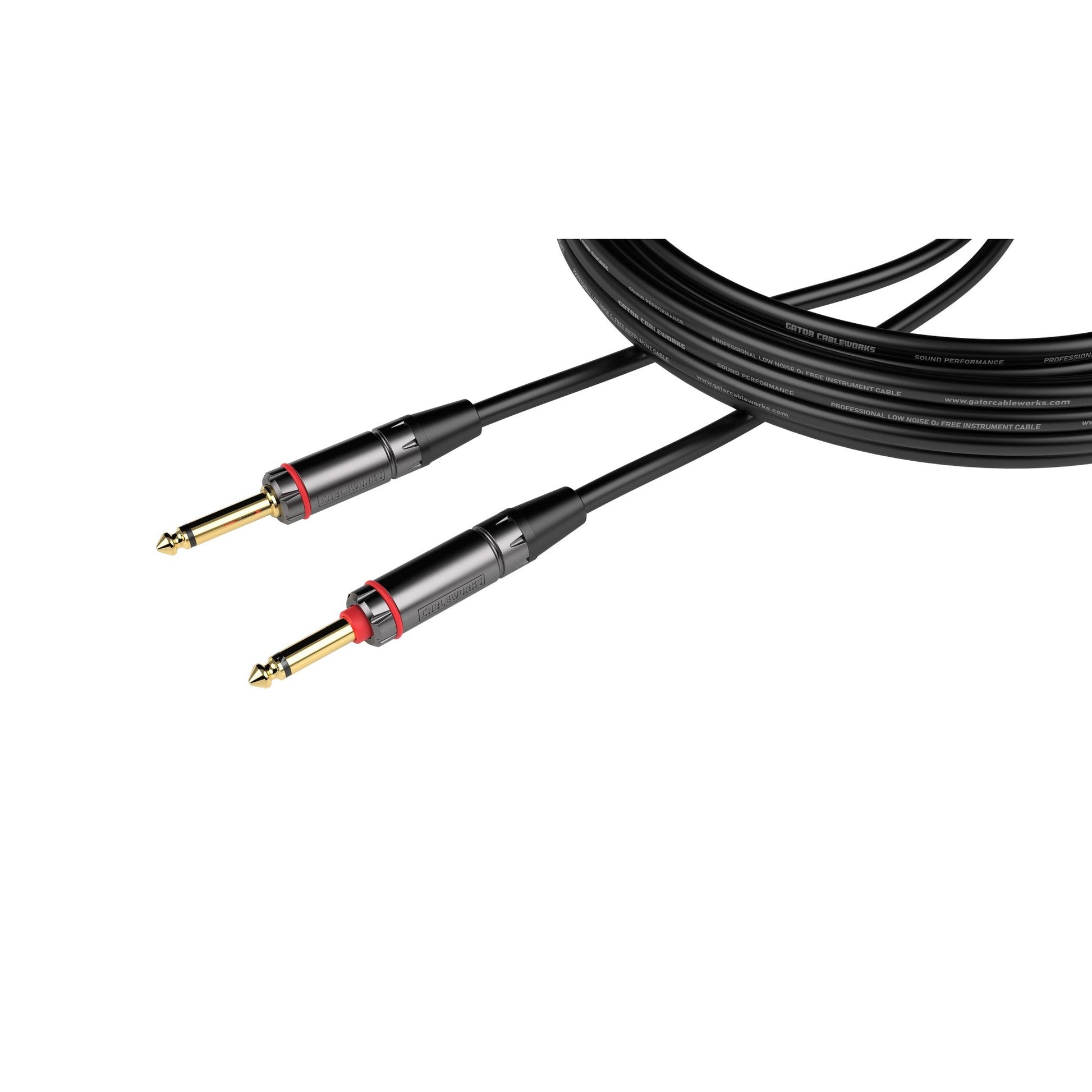  Gator Headliner Series Straight To Straight Quiet Instrument Cable, 30-Foot(Gator Cbw Hdlinst Cble Qt 30 Headliner Series Straight To Straight Quiet Instrument Cable 30 Foot)
