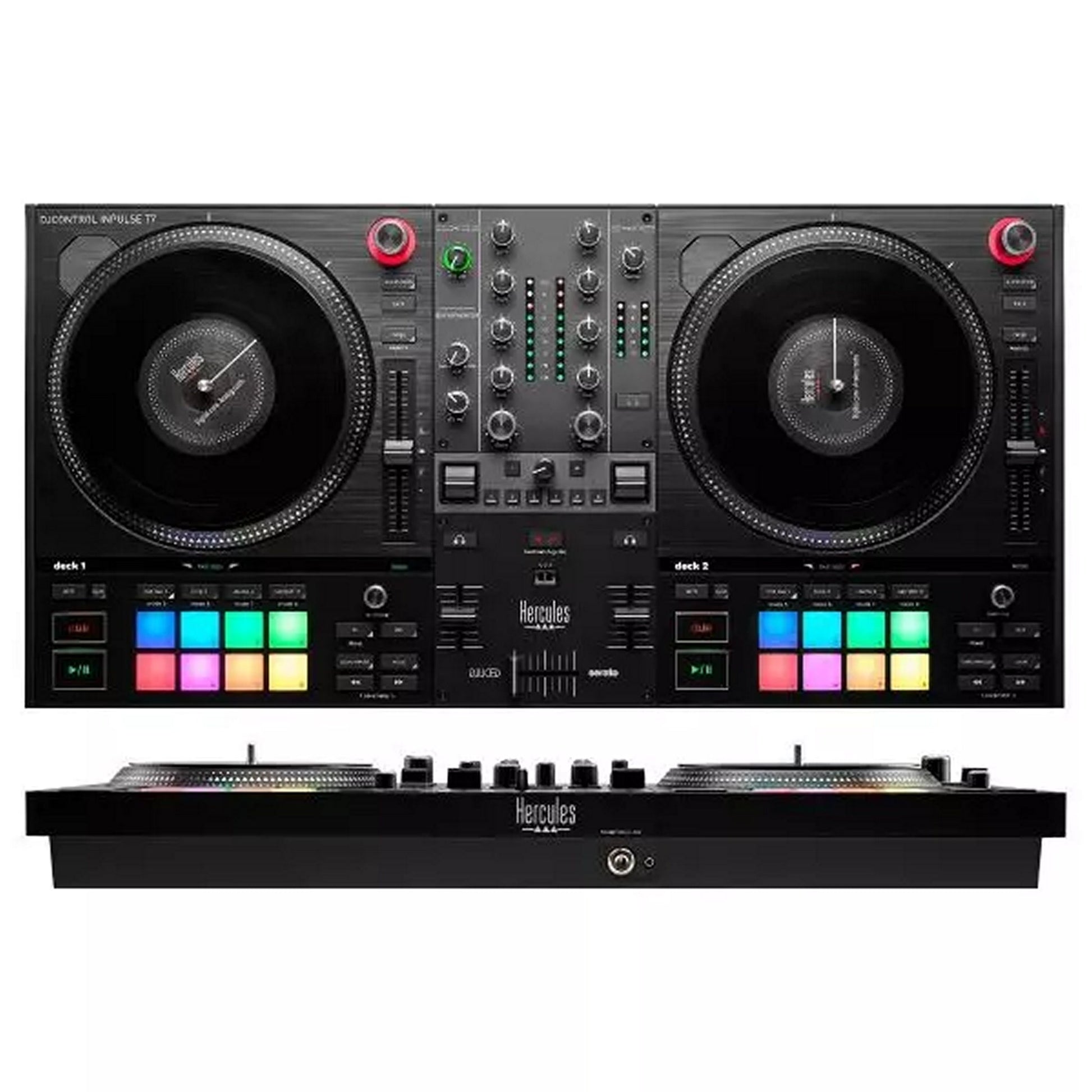  Hercules DJControl Inpulse T7 2-Channel DJ Controller For Serato And Djuced(Hercules Djcontrol Inpulse T7 2 Channel Dj Controller For Serato And Djuced)