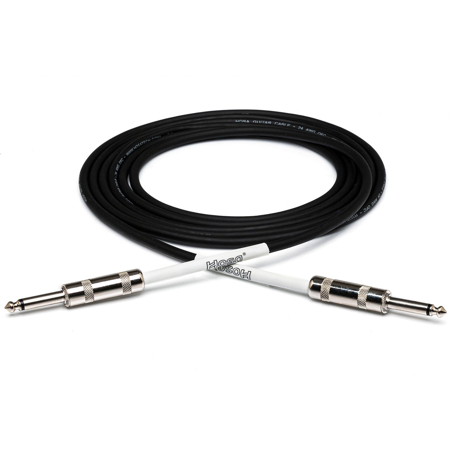  Hosa 1/4-Inch TS To 1/4-Inch TS Guitar Cable(Hosa Gtr 225r Straight To Right Angle Guitar Cable 25 Foot)