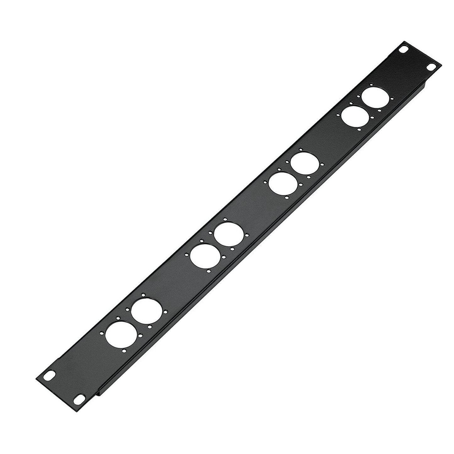  K&M 28308 8 XLR Socket, 1-Space Height Panel(Kandm 28308 8 Xlr Socket 1 Space Height Panel)