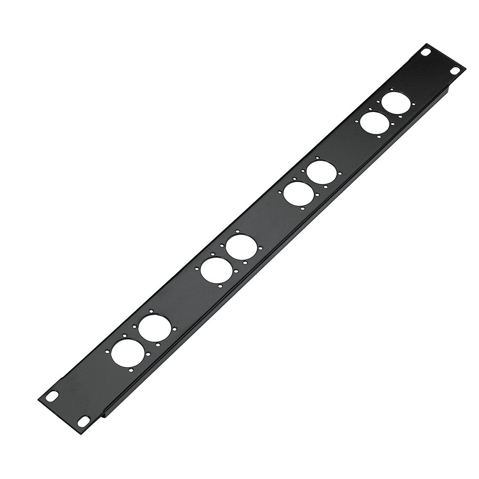  K&M 28308 8 XLR Socket, 1-Space Height Panel(Kandm 28308 8 Xlr Socket 1 Space Height Panel)
