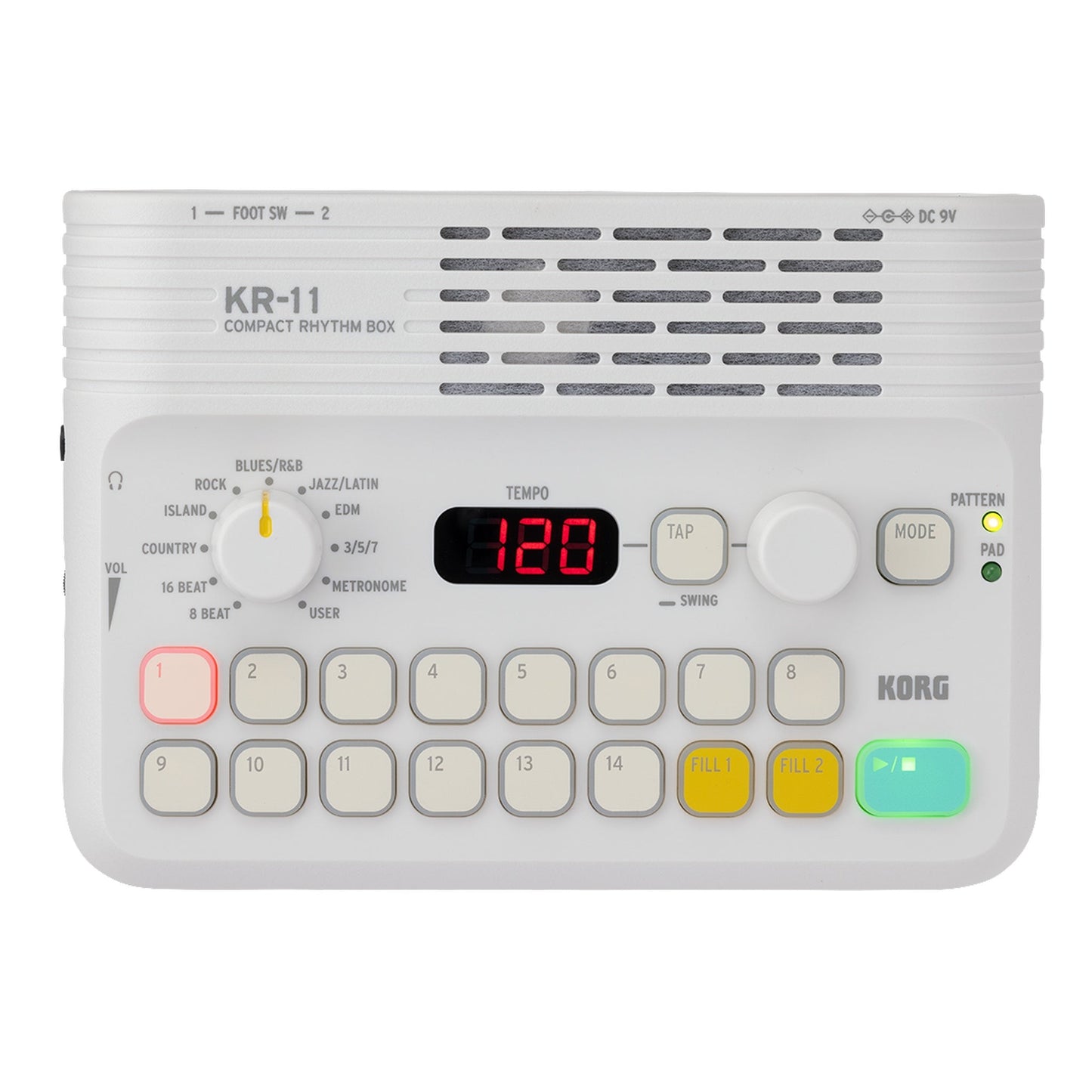  KORG KR-11 Compact Rhythm Box(Korg Kr 11 Compact Rhythm Box)