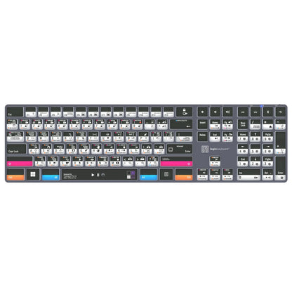  Logickeyboard TITAN Wireless Backlit Keyboard For Premiere Pro/After Effects, PC, US Windows(Logickeyboard Titan Wireless Backlit Keyboard For Premiere Pro After Effects Pc Us Windows)