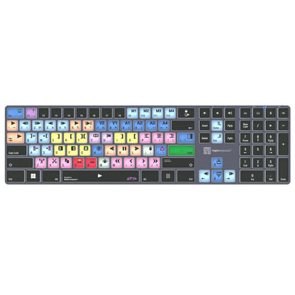  Logickeyboard TITAN Wireless Backlit Keyboard For Avid Media Composer Classic, US Windows(Logickeyboard Titan Wireless Backlit Keyboard For Avid Media Composer Classic Us Windows)